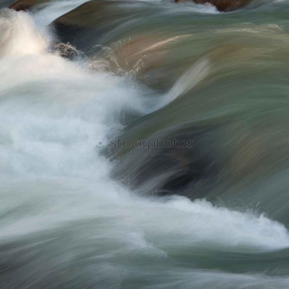 Similar – Image, Stock Photo Bubbling mountain stream at the Stuiben Falls