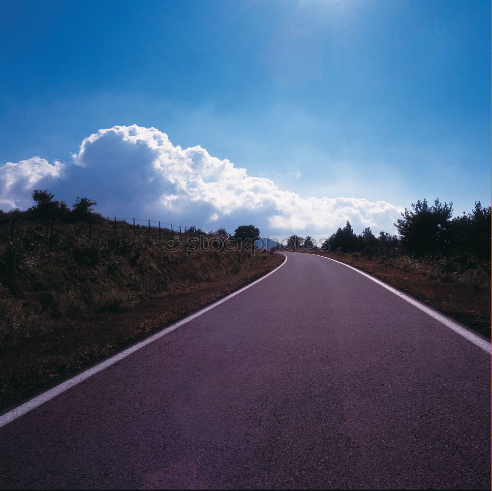 Similar – Road to nowhere Horizon