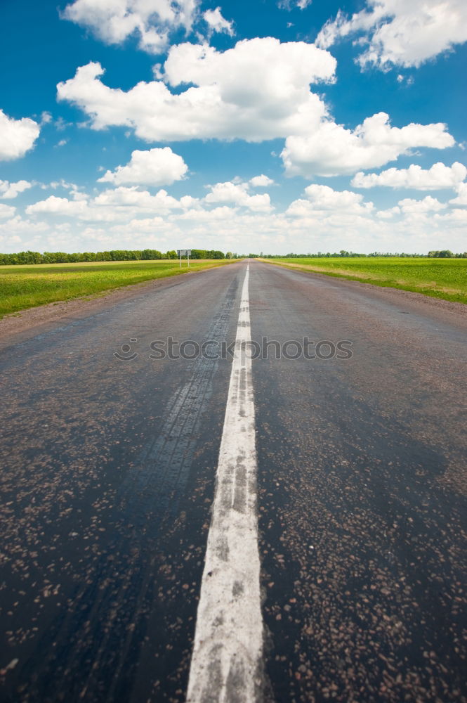 straight roads in deep Patagonia