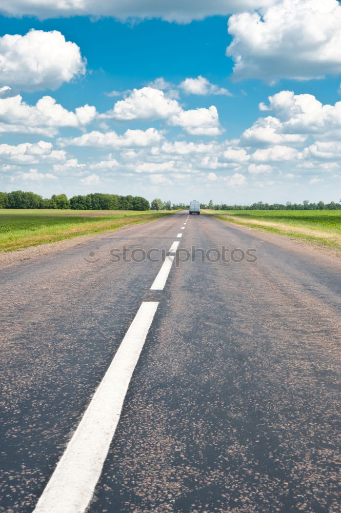 Similar – Image, Stock Photo along the road Landscape