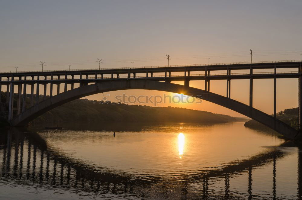 Similar – Winter sun over the river Moldau/ Vitava