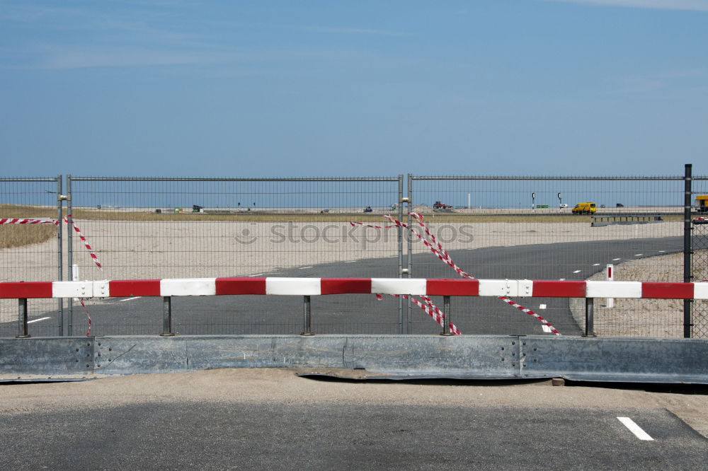 Similar – Image, Stock Photo closed barrier on a street in Edinburgh