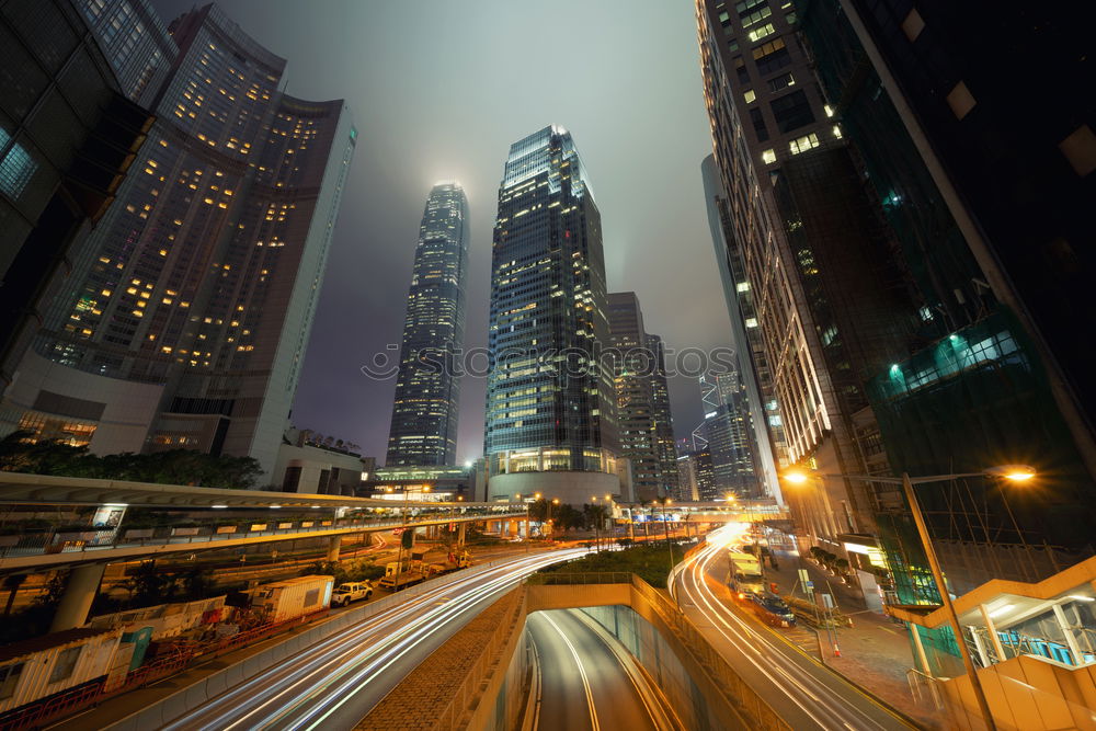 Similar – Image, Stock Photo hong kong at night Town