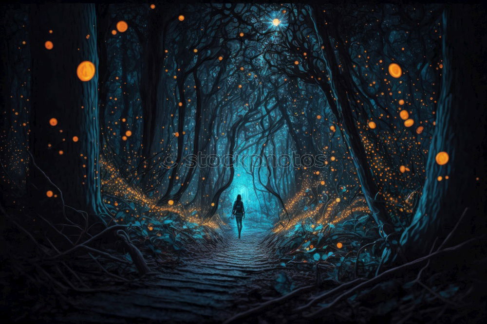 Glowing Man Garten