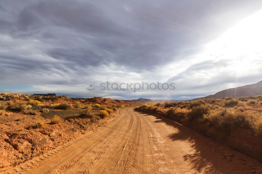 Similar – Image, Stock Photo Go West! Mountain Desert