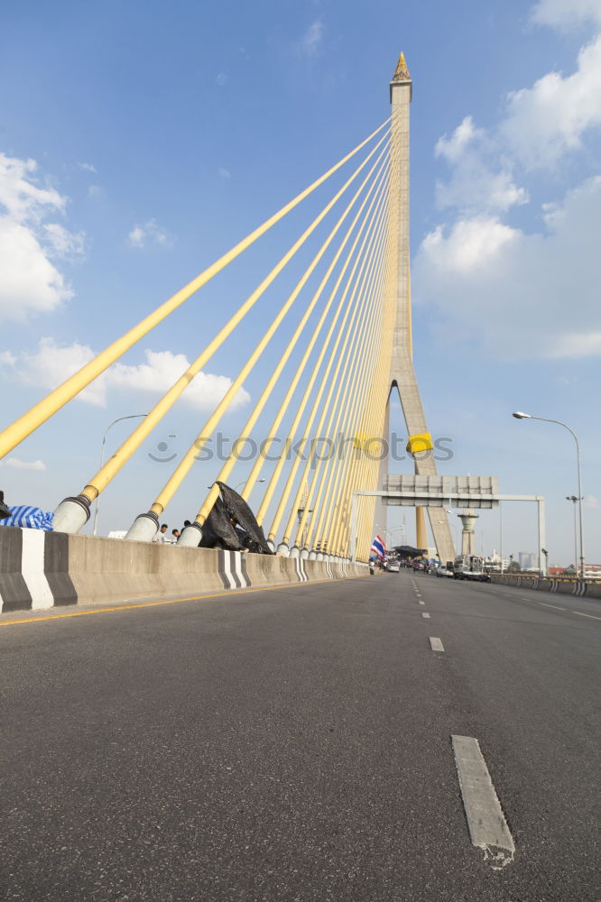 Similar – Image, Stock Photo Suspension bridge in Jiangyin