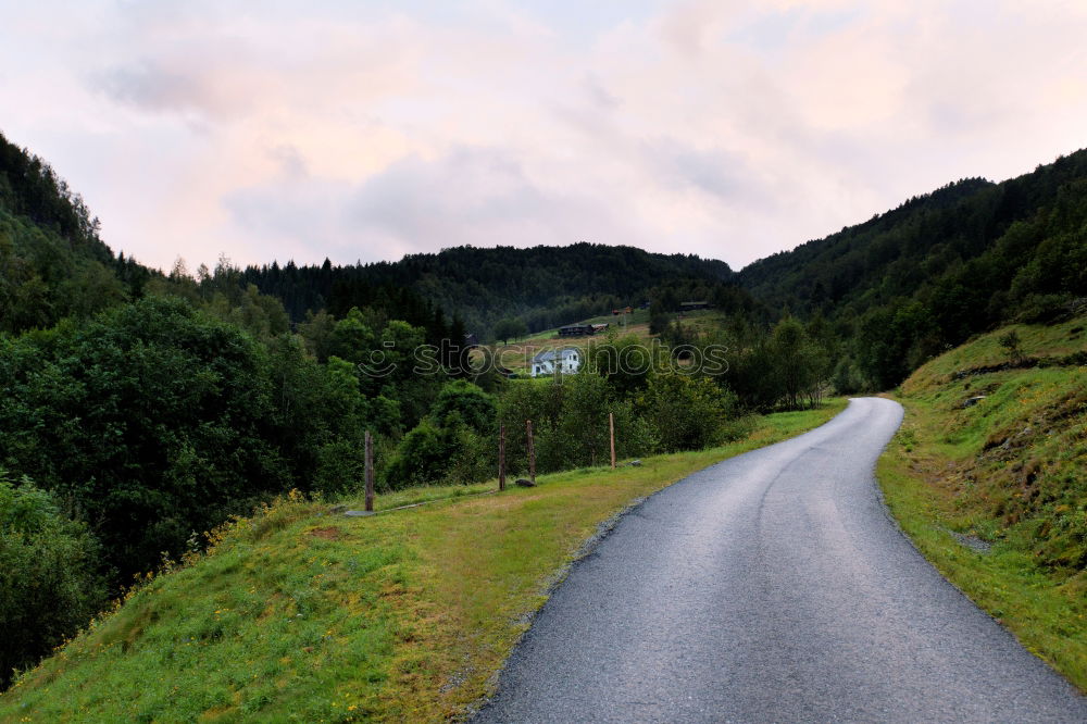 Similar – Image, Stock Photo Road to nowhere Field Hill