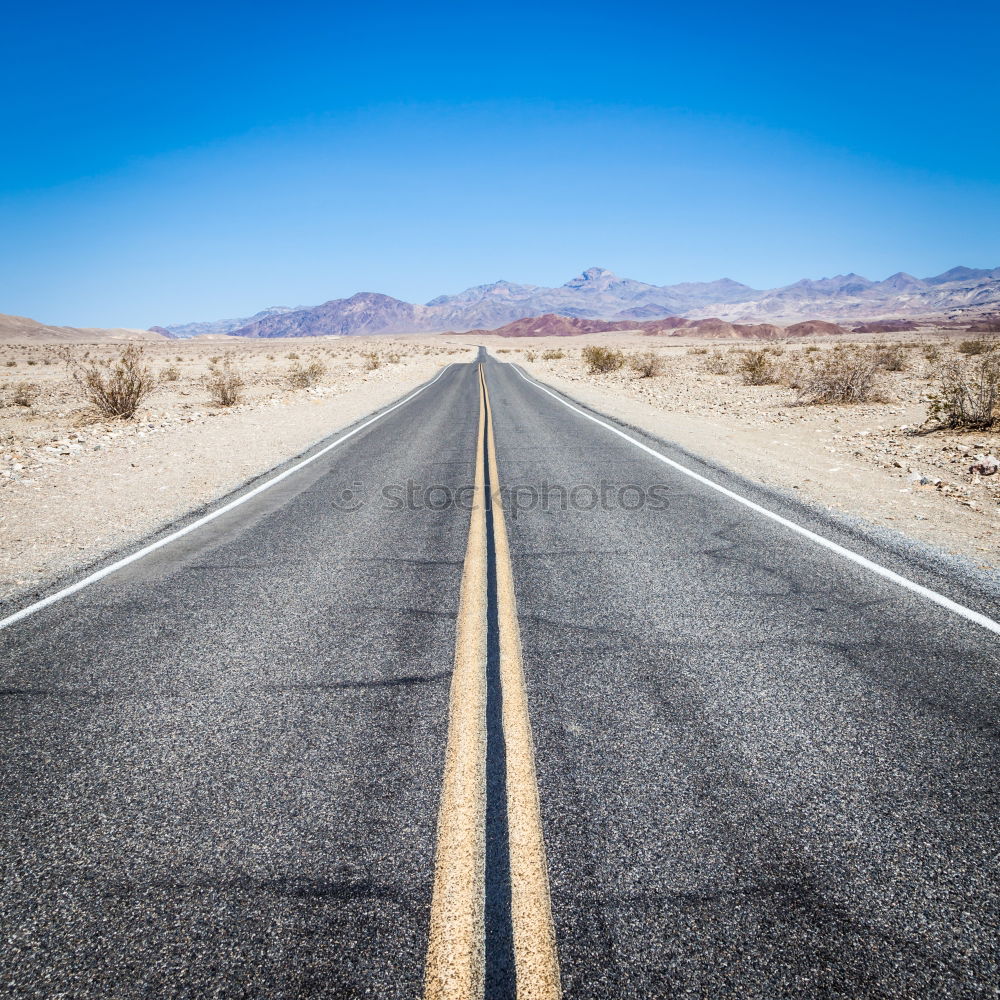 Similar – straight roads in deep Patagonia