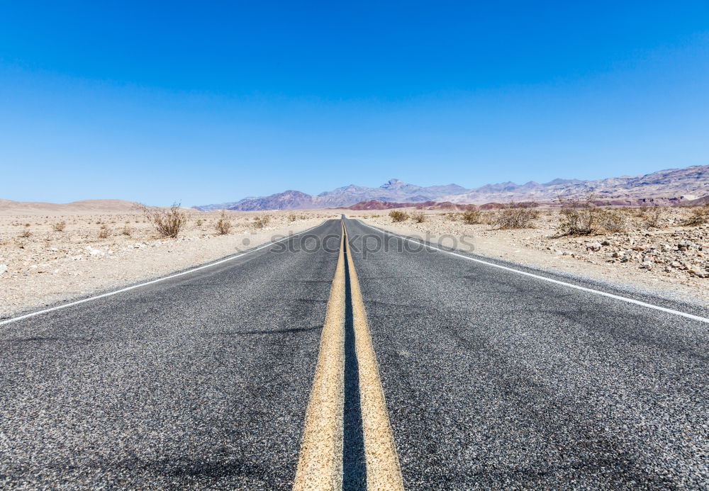 Similar – straight roads in deep Patagonia