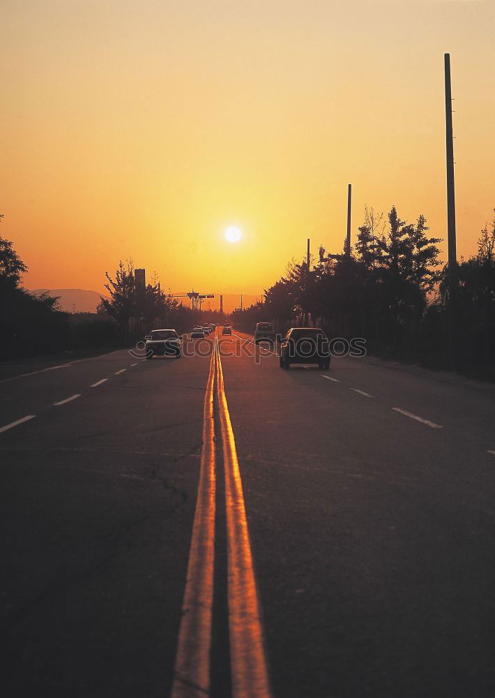 Similar – Image, Stock Photo small-town evening Sun