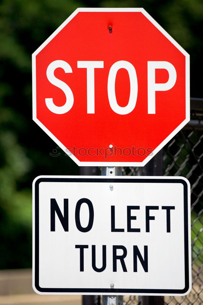 Similar – look left Street sign