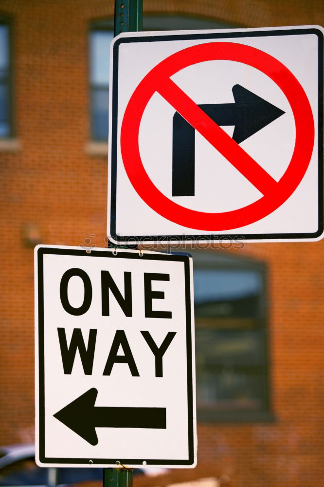 Similar – look left Street sign