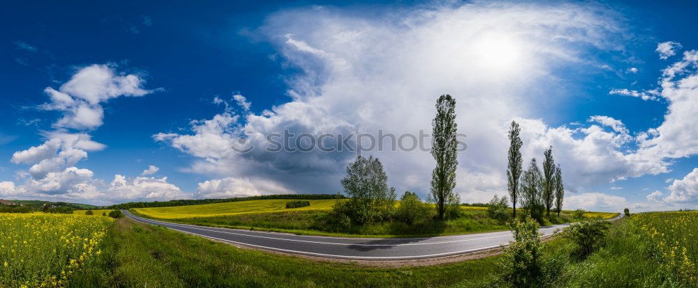 Similar – Spring sunrise in the hills of Podolia