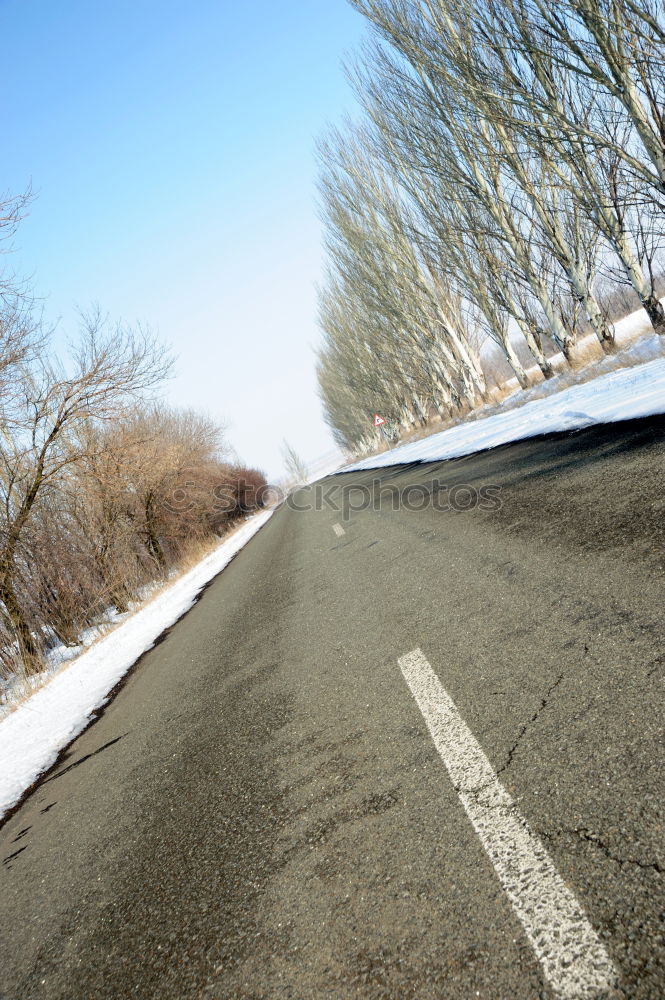 Similar – Image, Stock Photo winter road Winter