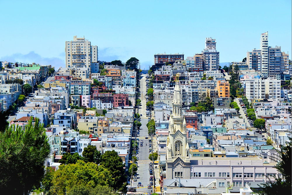 Similar – Image, Stock Photo View of San Francisco Downtown