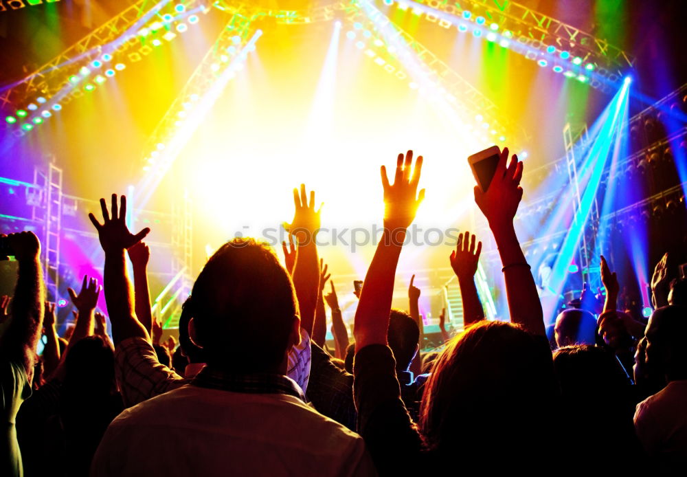 Similar – Picture of a lot of people enjoying night concert