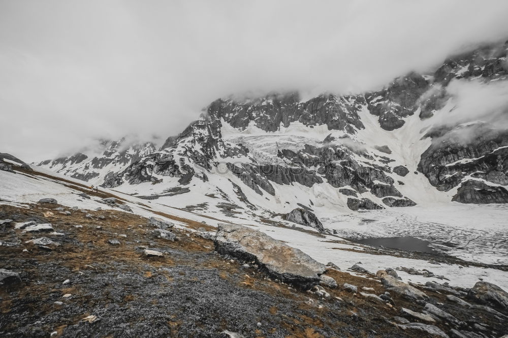 Similar – Image, Stock Photo first snow a year Tourism