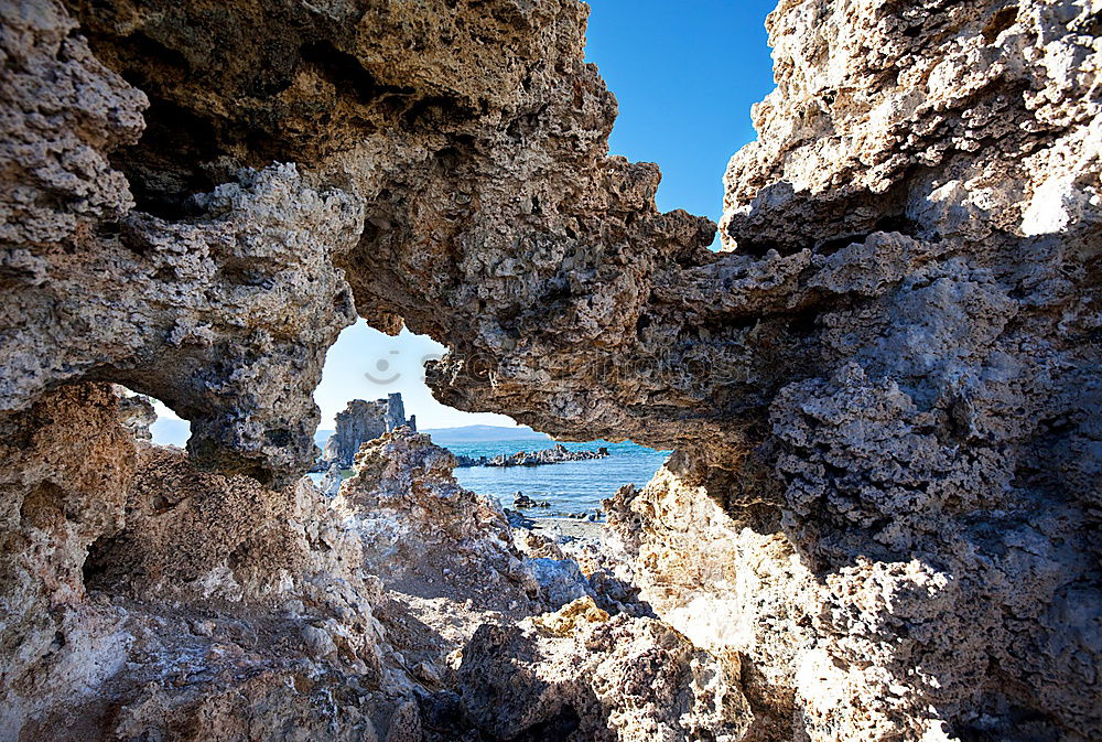 Similar – lake Lake Beach Stone Salt