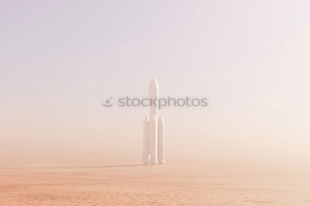 Similar – Red White Checkered Water Tower Mountain Background