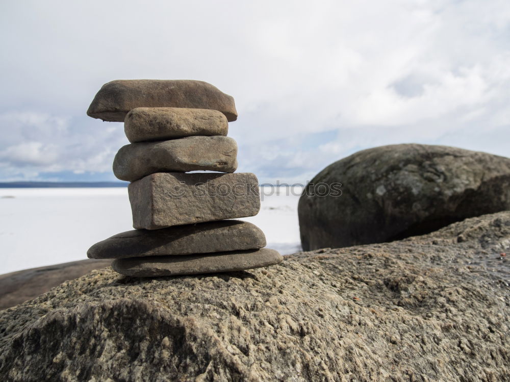 Similar – Image, Stock Photo mountain stuff Meditation