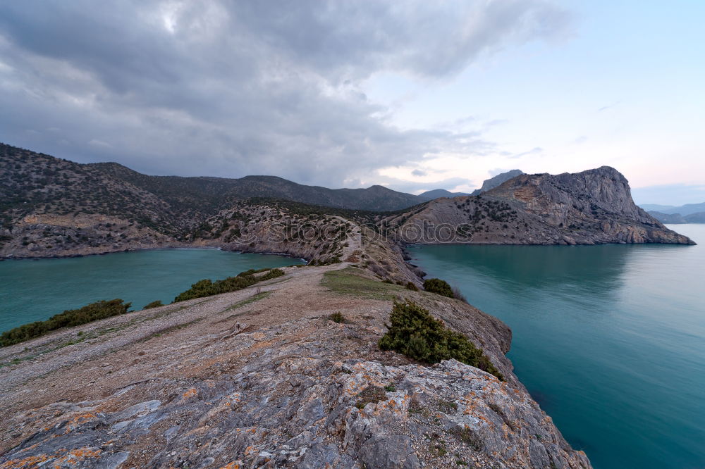 Similar – Image, Stock Photo Coastal view in Croatia