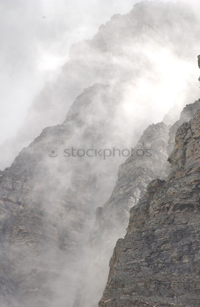 Similar – Image, Stock Photo The mountain calls Fog