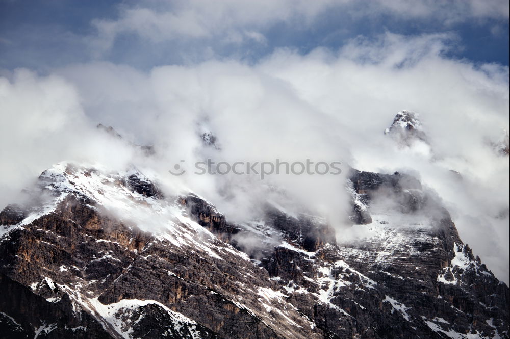 Similar – Image, Stock Photo Sunset over the winter mountains