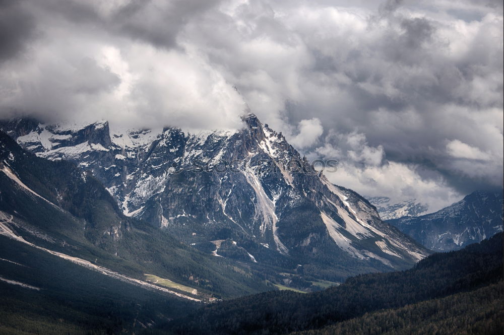 Similar – Image, Stock Photo Clouds in the Dolomites