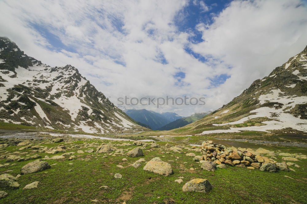 Similar – Image, Stock Photo Alpine hut on Lake Berglisee