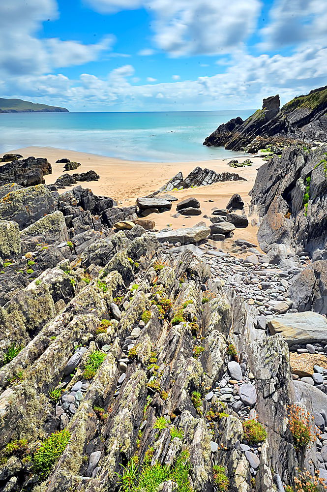 Similar – Image, Stock Photo Lighthouse at low tide in Cornwall 2