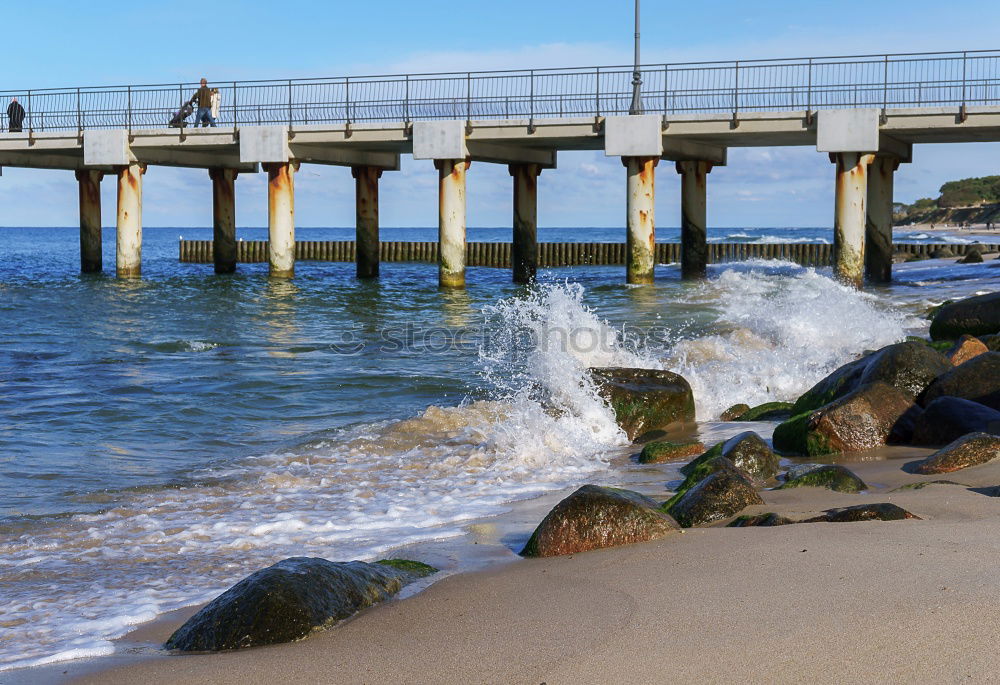 Similar – Breakwater vs. Sea (0:1)