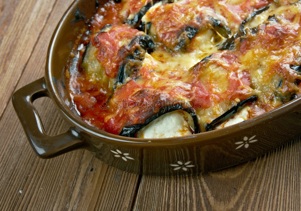 Similar – Image, Stock Photo vegetable gratin Food