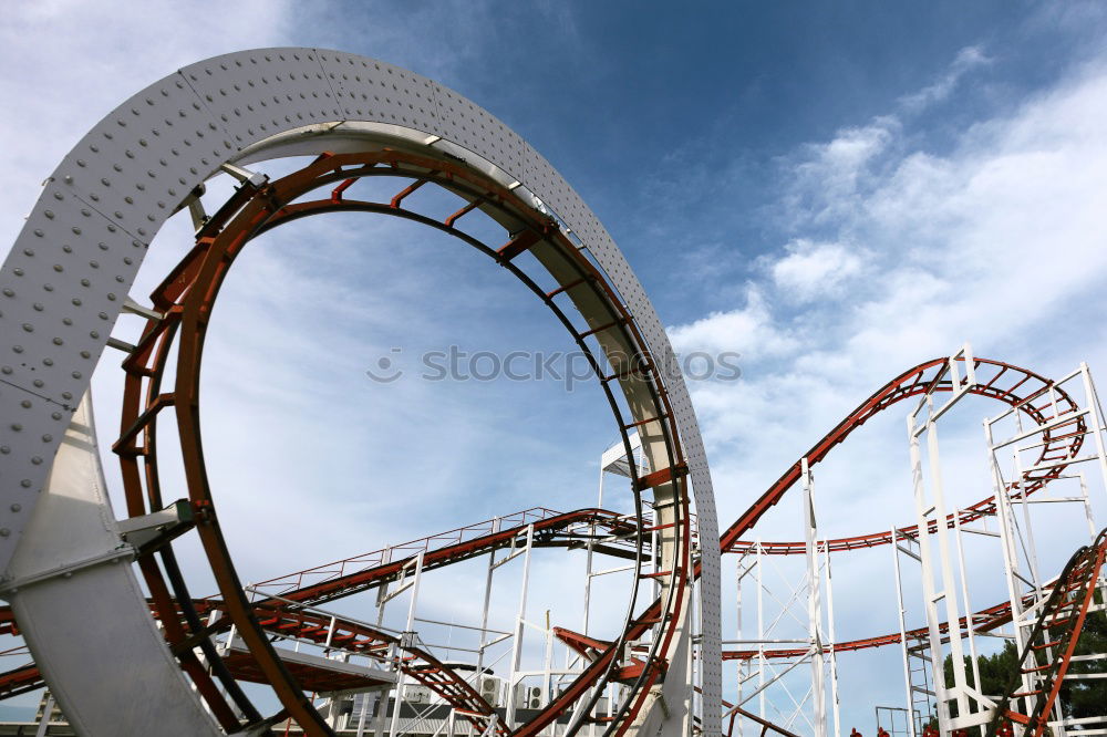 Similar – Seagulls sitting on a roller coaster