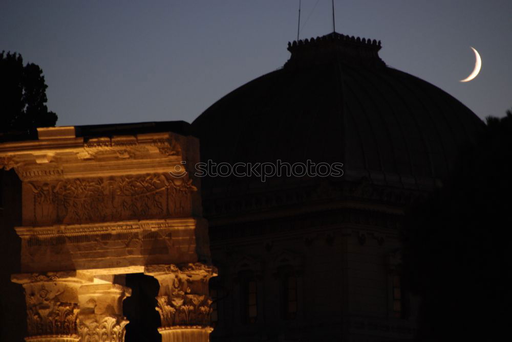 Image, Stock Photo Vatican at night