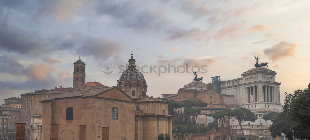 Image, Stock Photo Close-up detail of Rome city, Italy