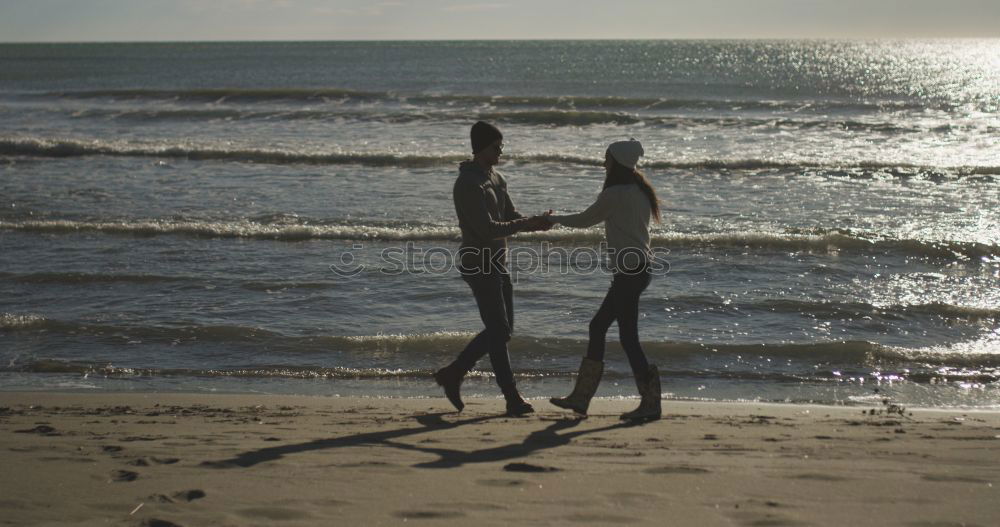 Similar – Image, Stock Photo Jumping over his shadow