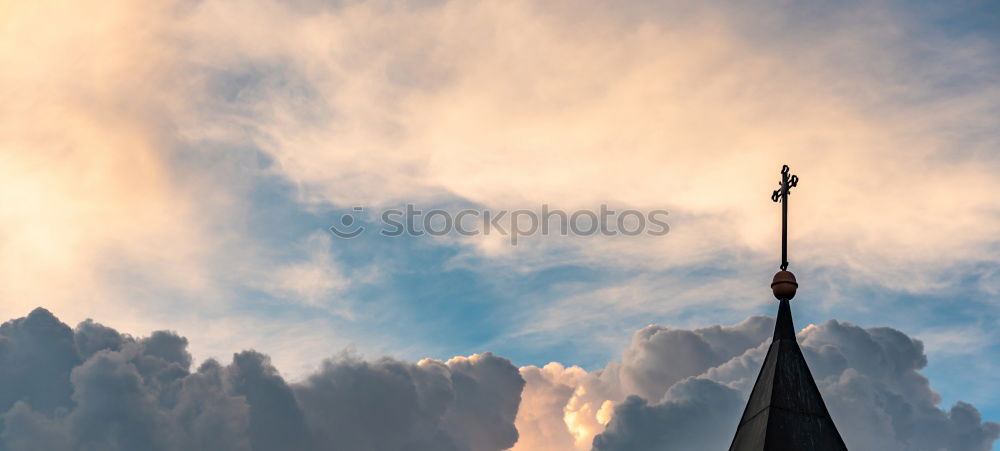 Similar – Heimatwimpel im Abendlicht