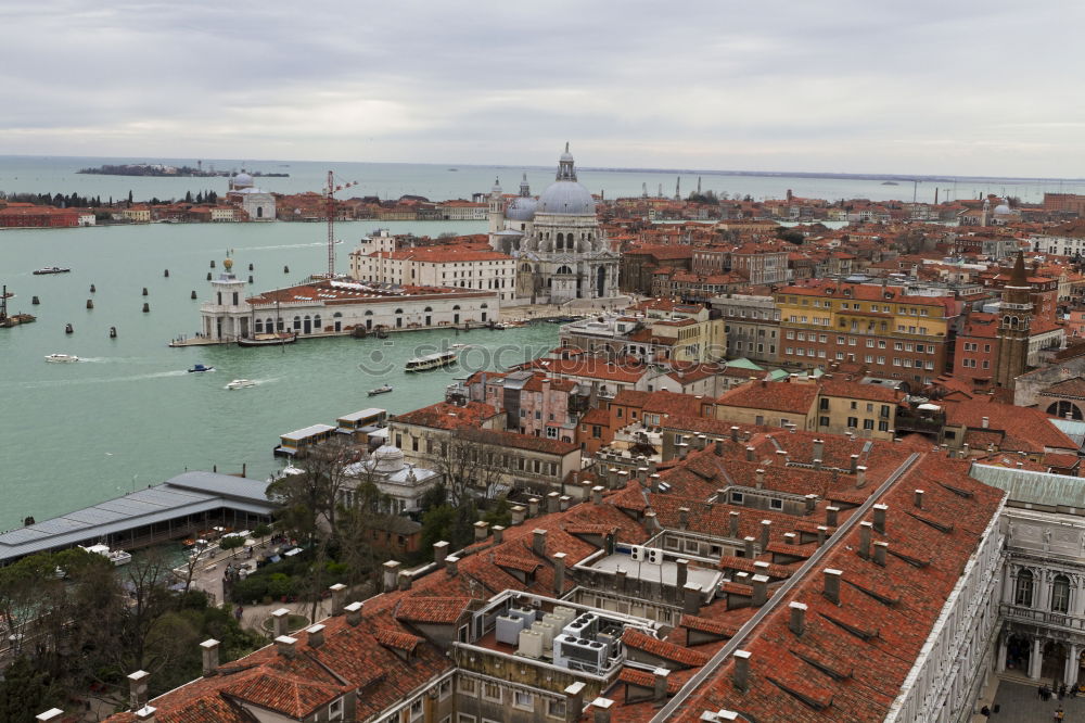 Similar – Image, Stock Photo Aerial view of Venice from the bell tower