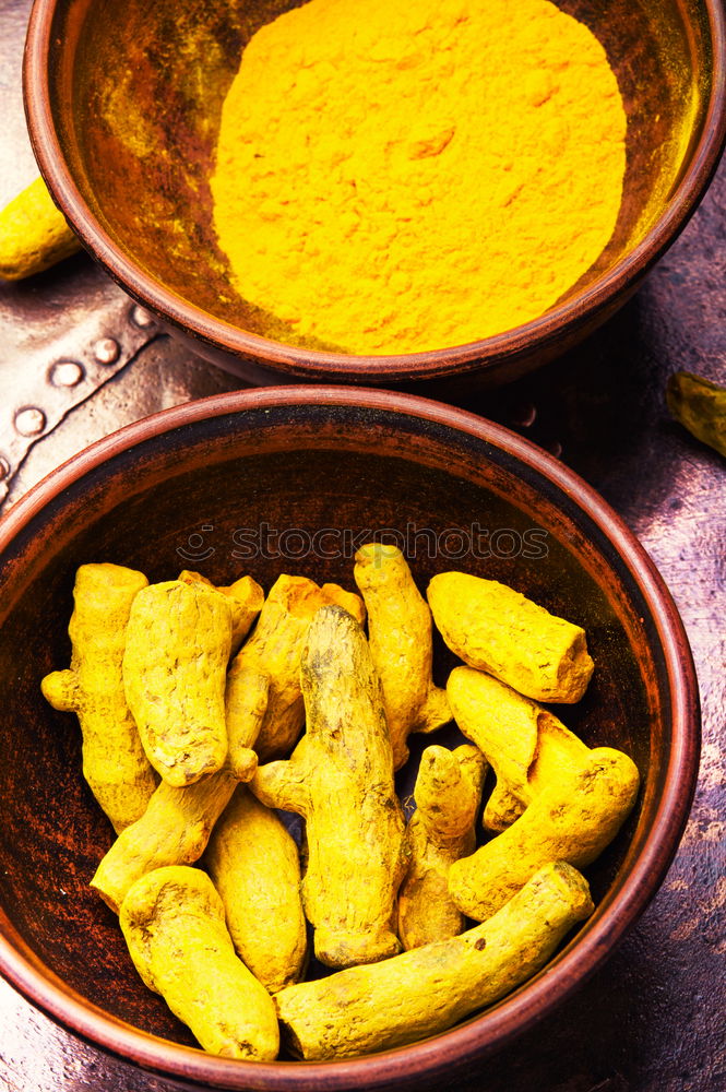 Similar – Image, Stock Photo Roots and turmeric powder