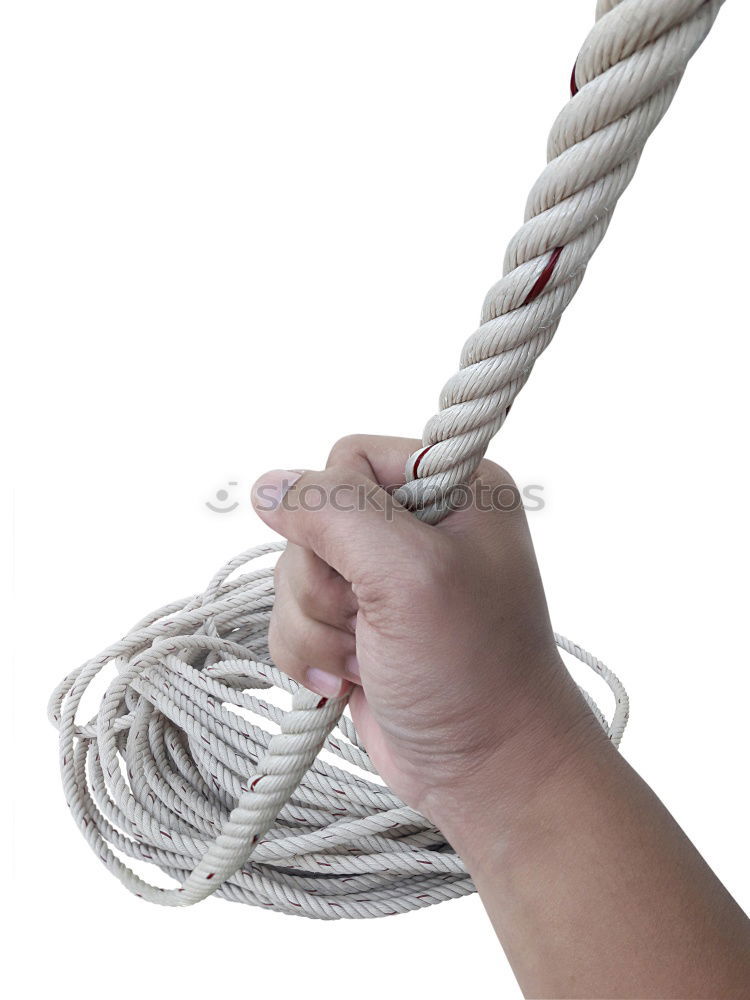 Similar – Image, Stock Photo Man training with gymnastic rings in gym