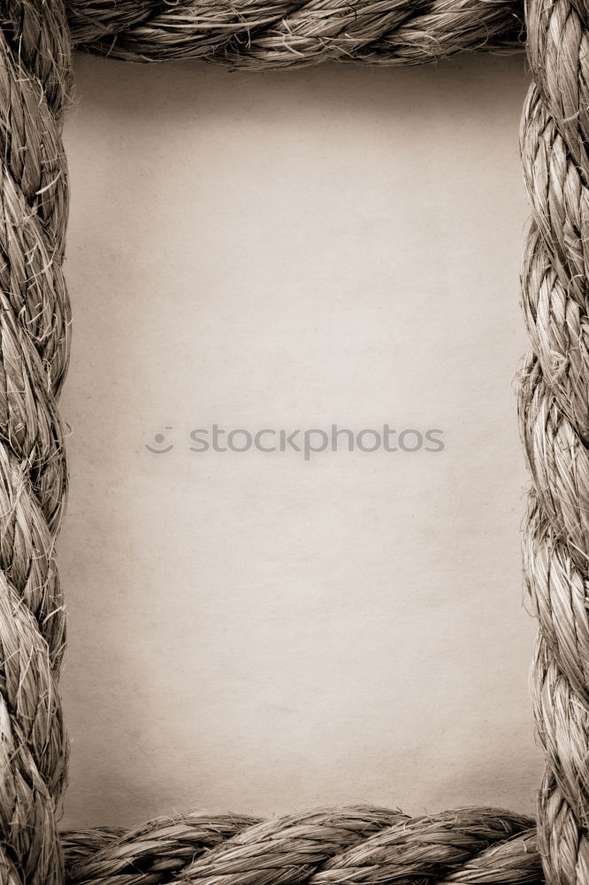 Image, Stock Photo Ropes tied in knots