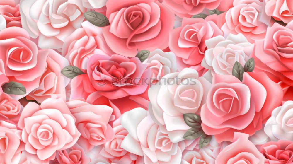 Similar – Image, Stock Photo Red autumn flowers and leaves frame