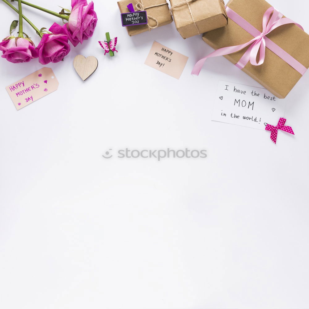 Similar – Image, Stock Photo Bouquet in a gift bag