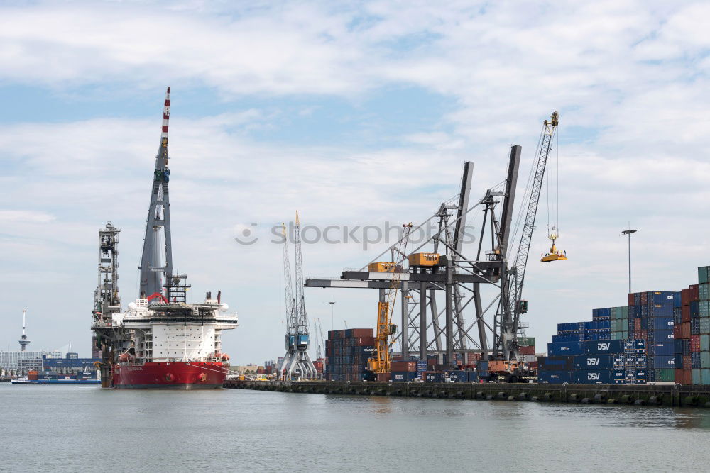 Similar – Image, Stock Photo . Navigation Harbour Blue