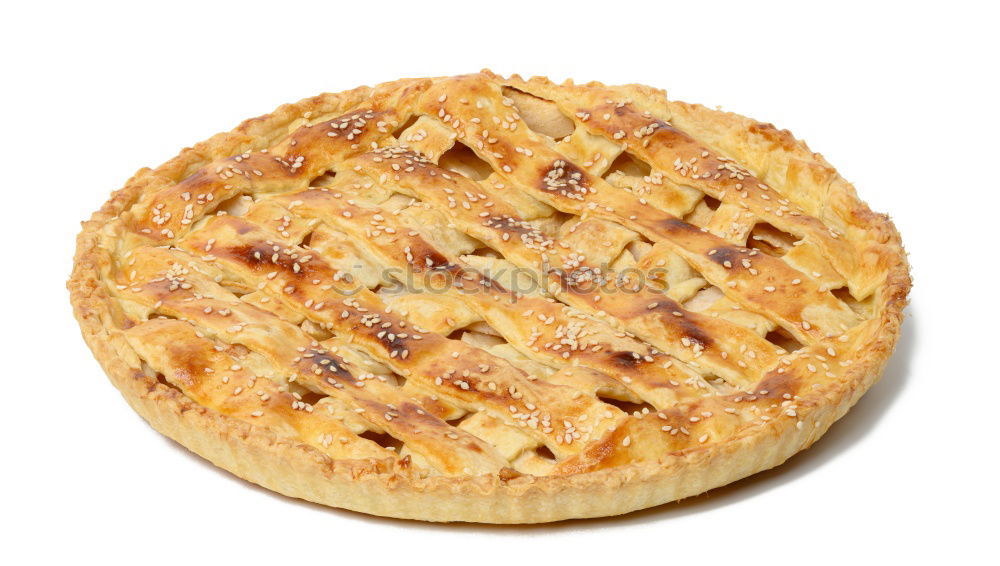 Similar – Image, Stock Photo baked whole round apple pie