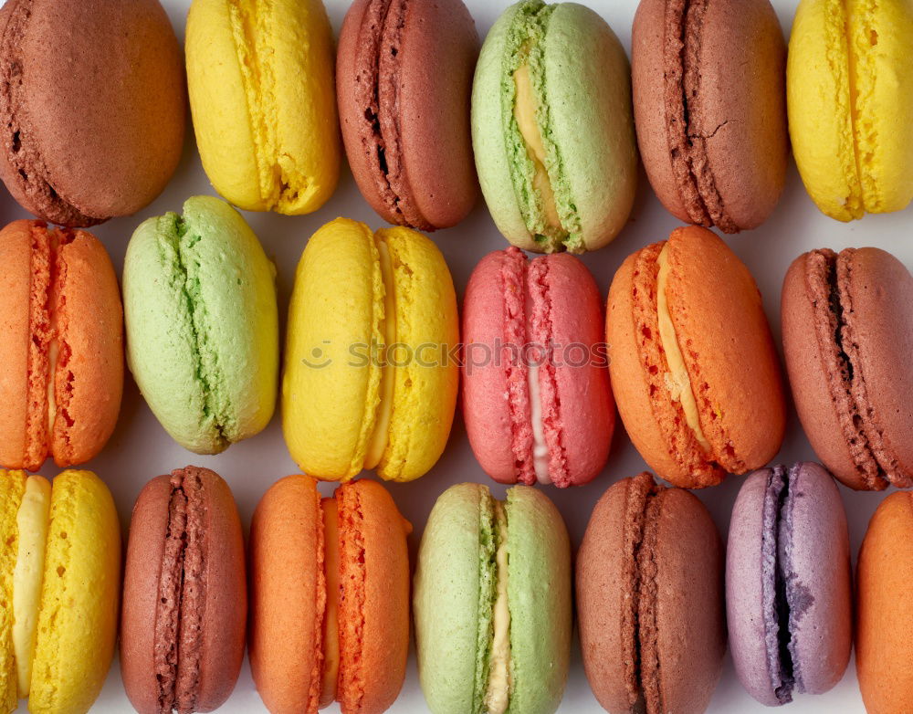 Similar – Multicolored biscuits macarons