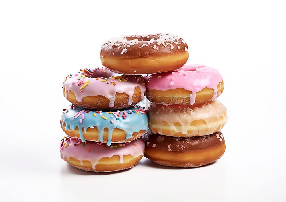 Similar – Image, Stock Photo Funny Colorful Donuts In Box