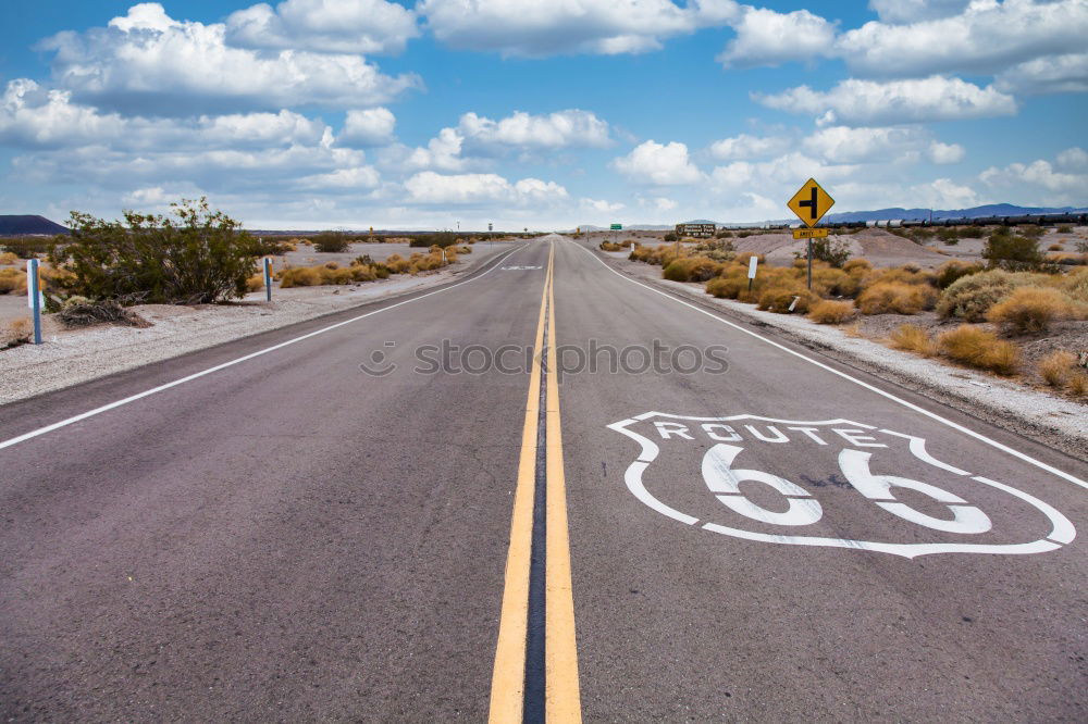 Similar – straight roads in deep Patagonia