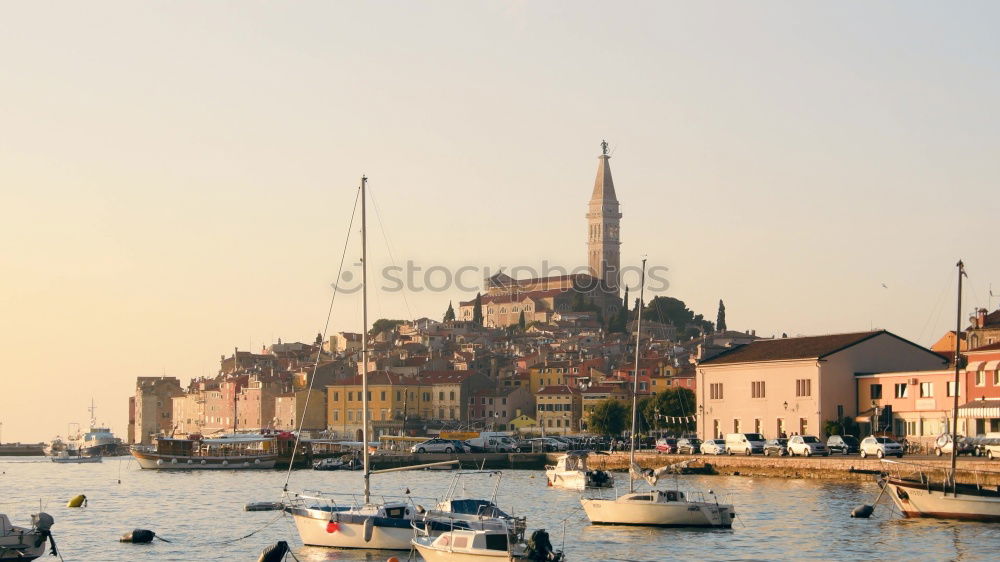 Similar – Rovinj or Rovigno in Croatia in the late afternoon