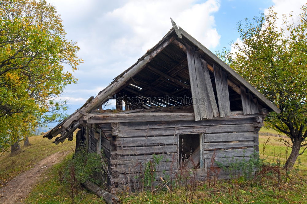 Similar – Image, Stock Photo Autumnal decay Hut